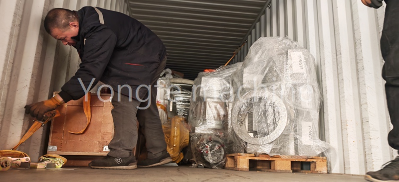 Yongte machinery ship to Romania