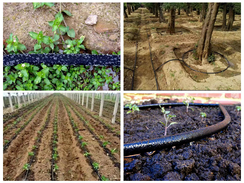 Mașină pentru țevi de irigare din cauciuc