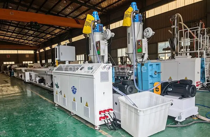 Linie de producție de țevi PE de mare viteză de 20-110 mm