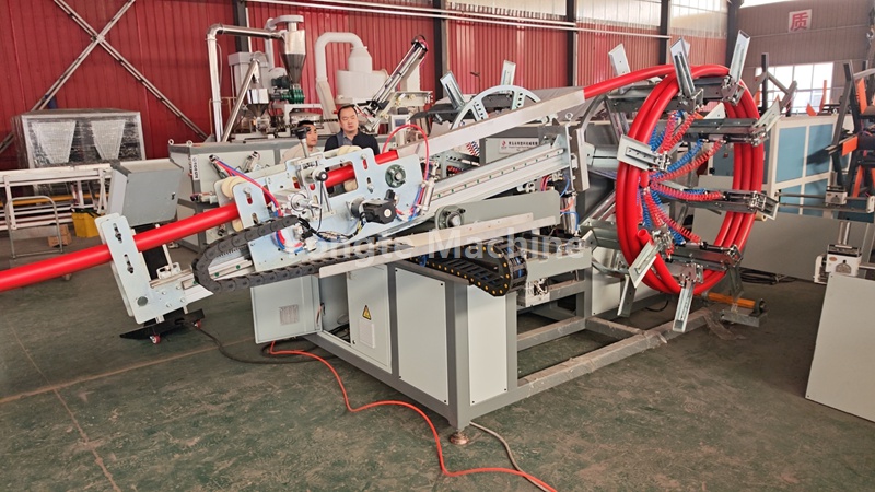 Yongte 63mm Double station HDPE Pipe Auto Winder a trecut toate testele de performanță