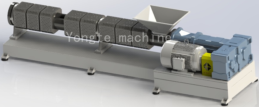 Client african comanda Yongte extruder de reciclare a plasticului de înaltă performanță
