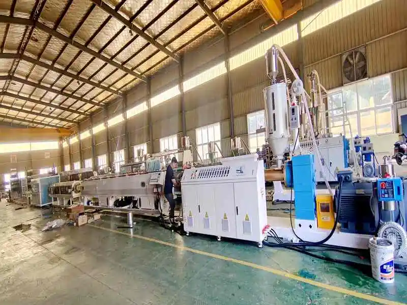 90-250mm Linie de extrudare a conductelor PE