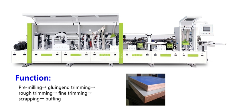 WPC door edge band covering machine