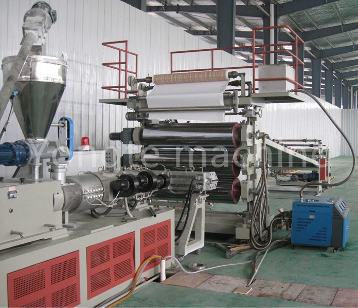 Mașină de producție a foilor de pardoseală din PVC SPC