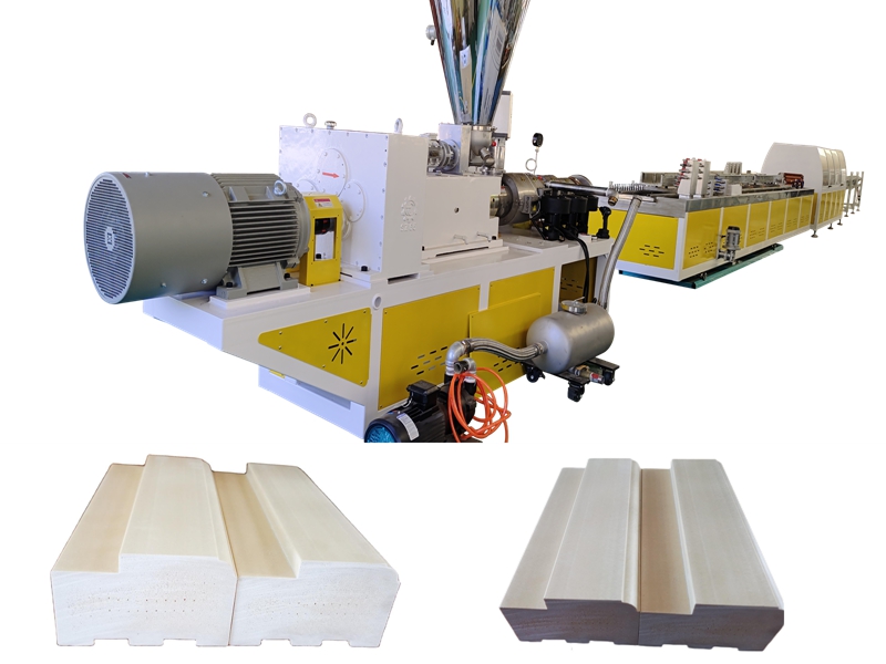 PVC WPC WPC Solid Door Production Production Extrudion Machine Line